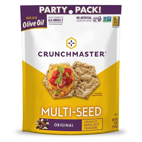 Crunchmaster Party Pack Original, 9 Ounce, 12 Per Case